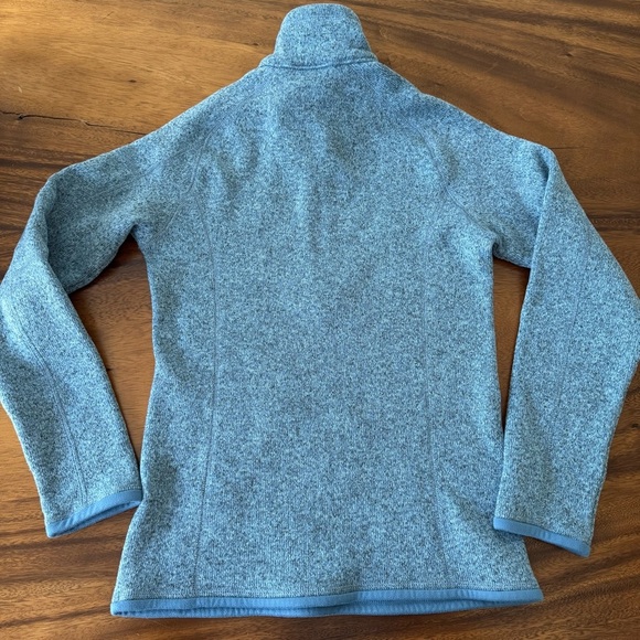 Patagonia Blue Better Quarter-Zip Knit Soft Sweater Size XS - Picture 4 of 5